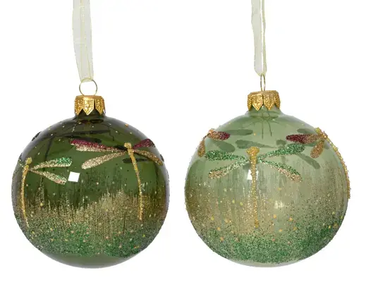 Dragonfly Bauble Green
