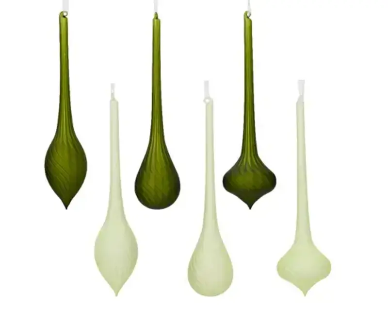 Glass Drop Ornament