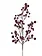 Glitter Red Berry Spray 68cm