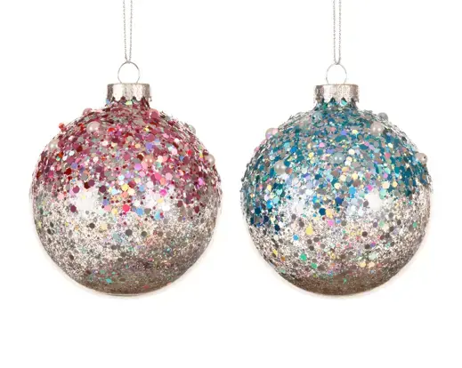 Glitter Sequin Bauble Assorted