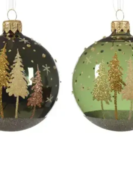 Glitter Tree Bauble