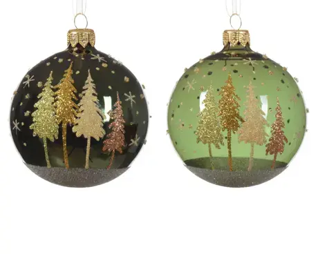 Glitter Tree Bauble