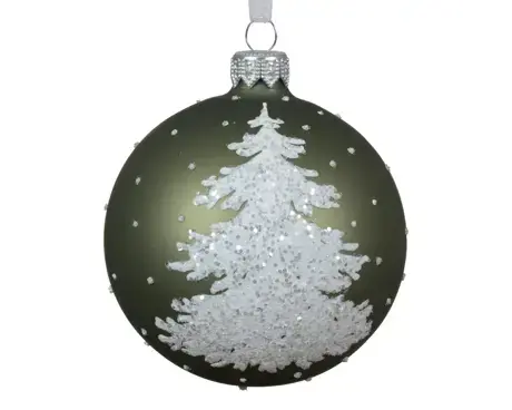 Glitter Tree Bauble