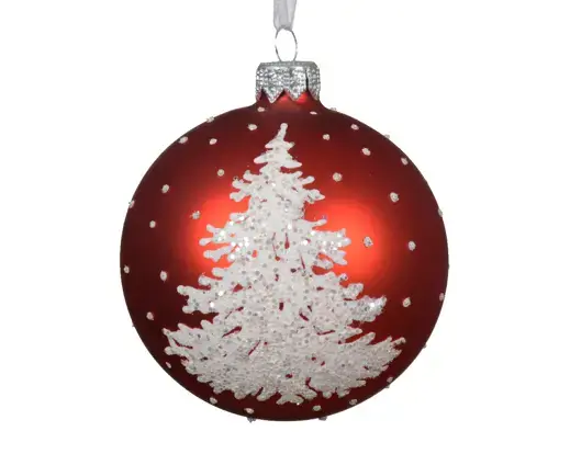 Glitter Tree Bauble