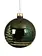 Glitter Tree Scene Bauble Pine Green