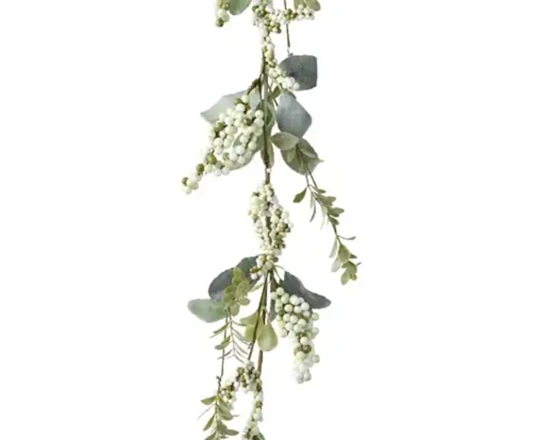 Green Berry Garland 4'