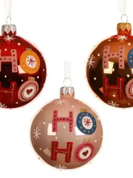 HO HO Bauble