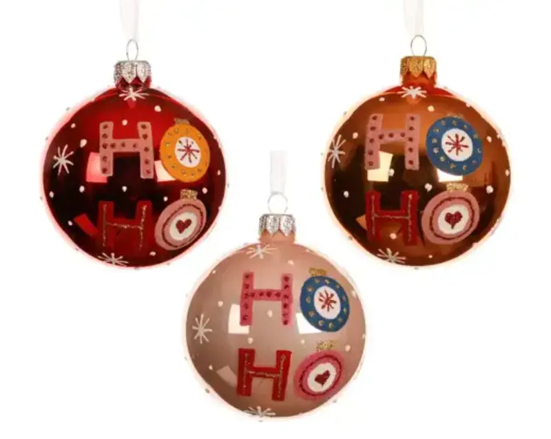 HO HO Bauble
