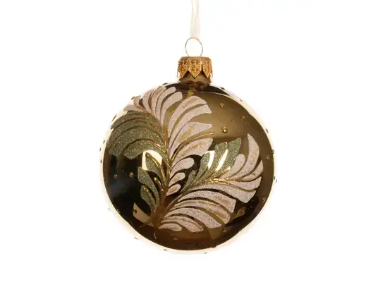 Leaf Bauble Rosemary Green