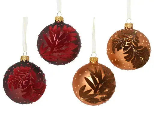 Leaf Pattern Bauble