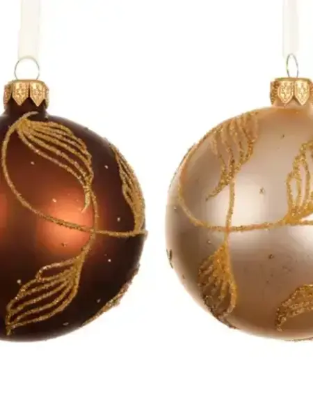 Leaf Swirl Bauble