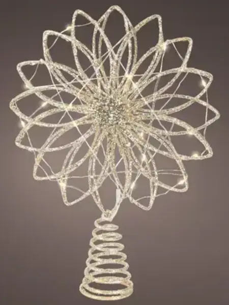 LED Starburst Tree Topper