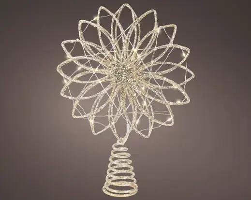 LED Starburst Tree Topper