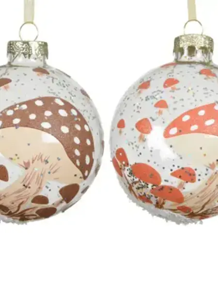 Mushroom Bauble White