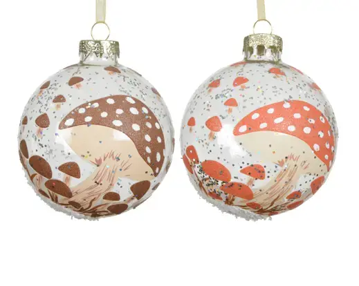Mushroom Bauble White