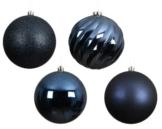 Night Blue Bauble Assorted