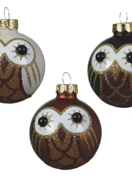 Owl Figurine Bauble