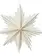 Paper Star Burst Ornament White