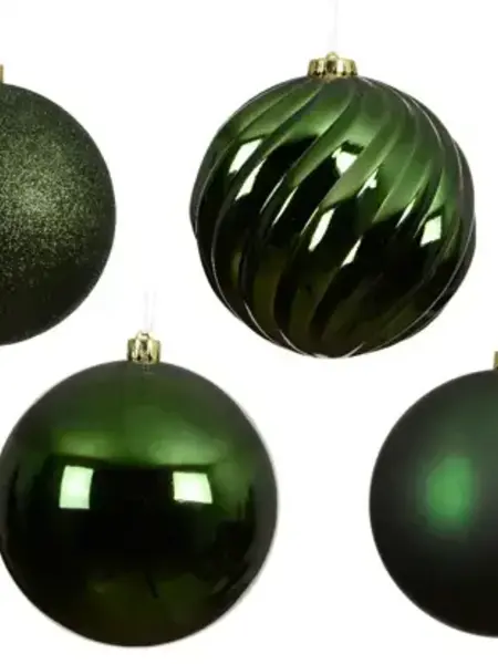 Pine Green Bauble Assorted