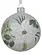 Poinsettia Bauble White