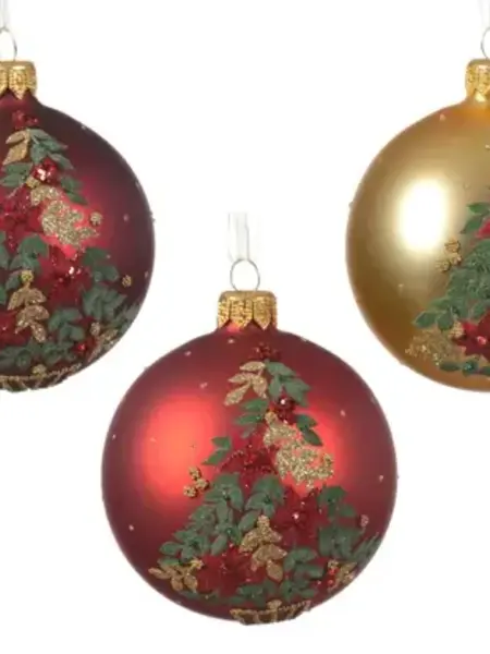 Poinsettia Tree Bauble