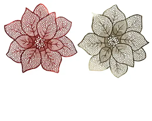 Poinsettia Placemat Assorted