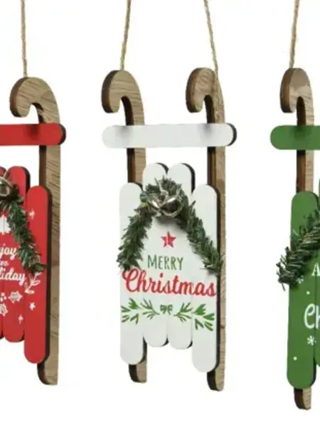 Sleigh Plywood With Text