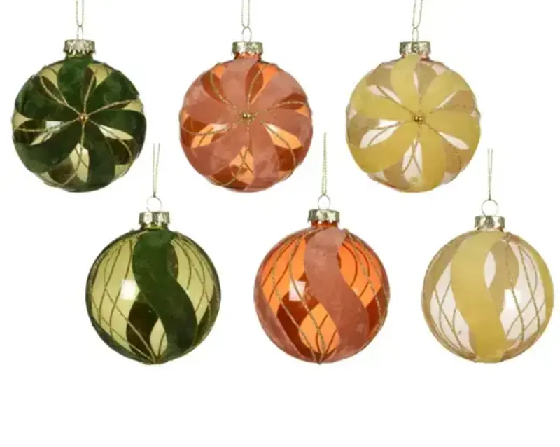 Velvet Wrapped Bauble