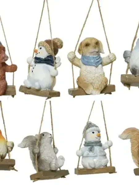 Winter Friend on Swing Assorted