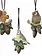 Woodland Animal on Pinecone Ornament