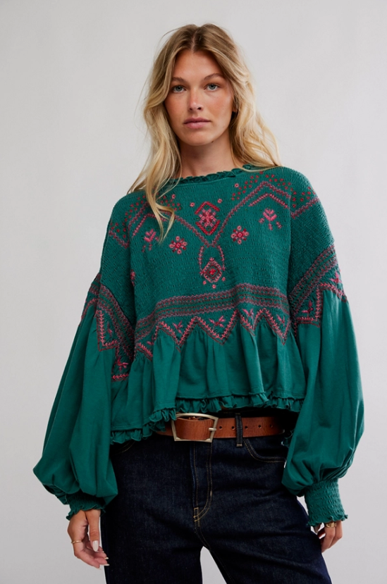 Free People Holly Knit Top