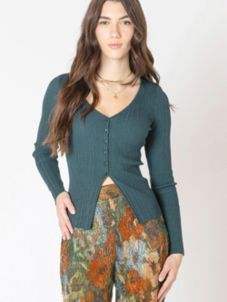 Dex Flyaway Ribbed Sweater
