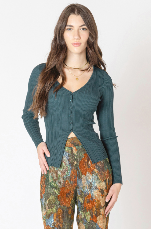 Dex Flyaway Ribbed Sweater