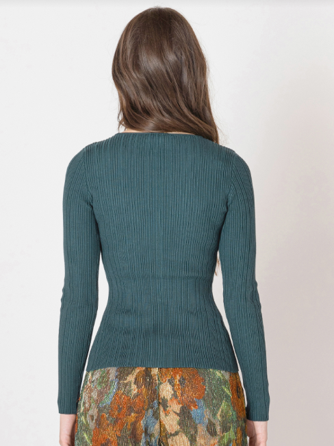 Dex Flyaway Ribbed Sweater