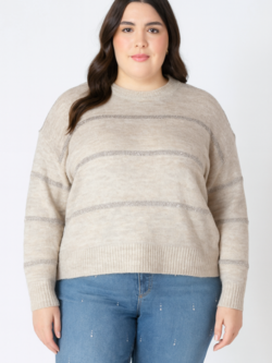 Dex Sequin Stripe Sweater