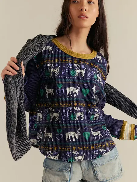 Free People Blissful Layering Tee