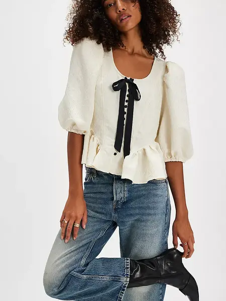 Free People Pamela Bow Top