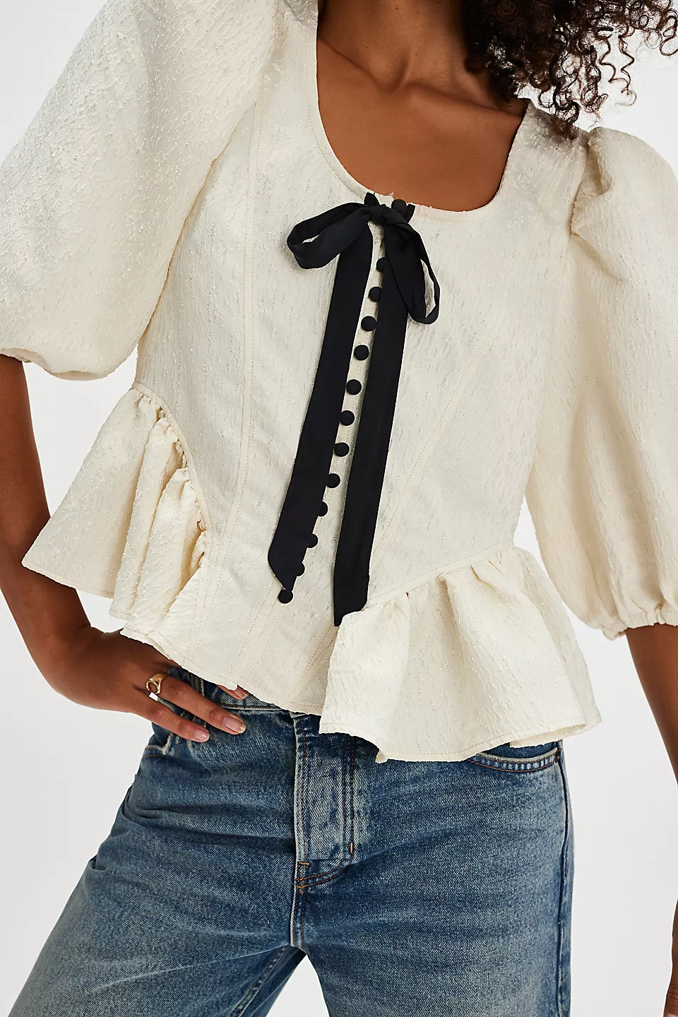Free People Pamela Bow Top