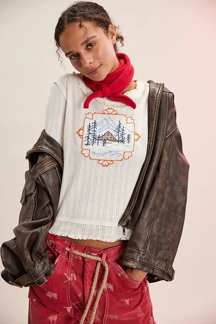 Free People Through The Woods Tee