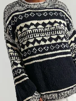Free People Dani Pattern Sweater