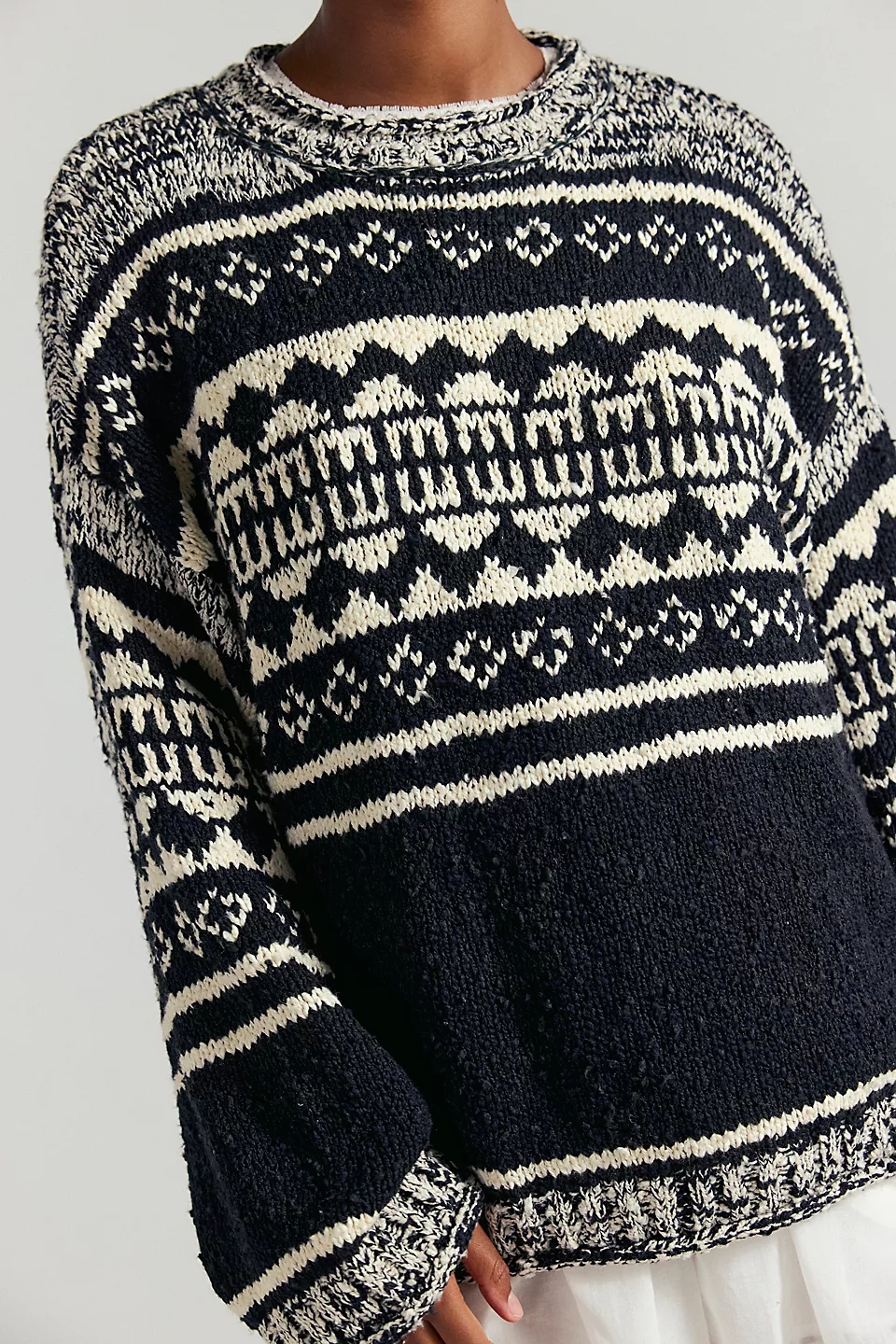 Free People Dani Pattern Sweater