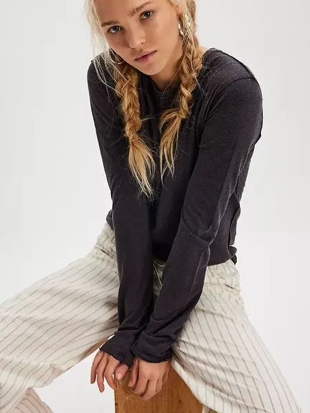 Free People Nova Tee LS