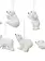 Flocked Polar Bear Ornament