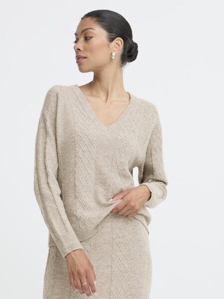 B.Young Nikolina V-Neck Jumper