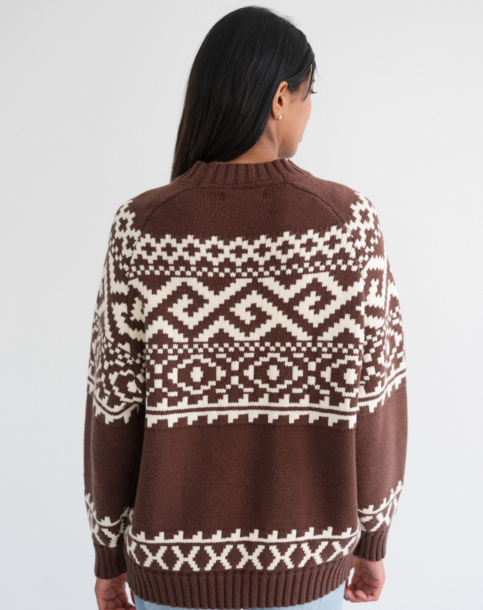 Brunette The Label Fair Isle Sweater