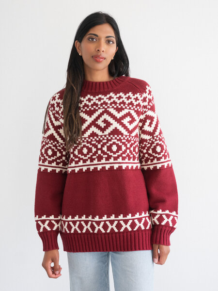 Brunette The Label Fair Isle Sweater