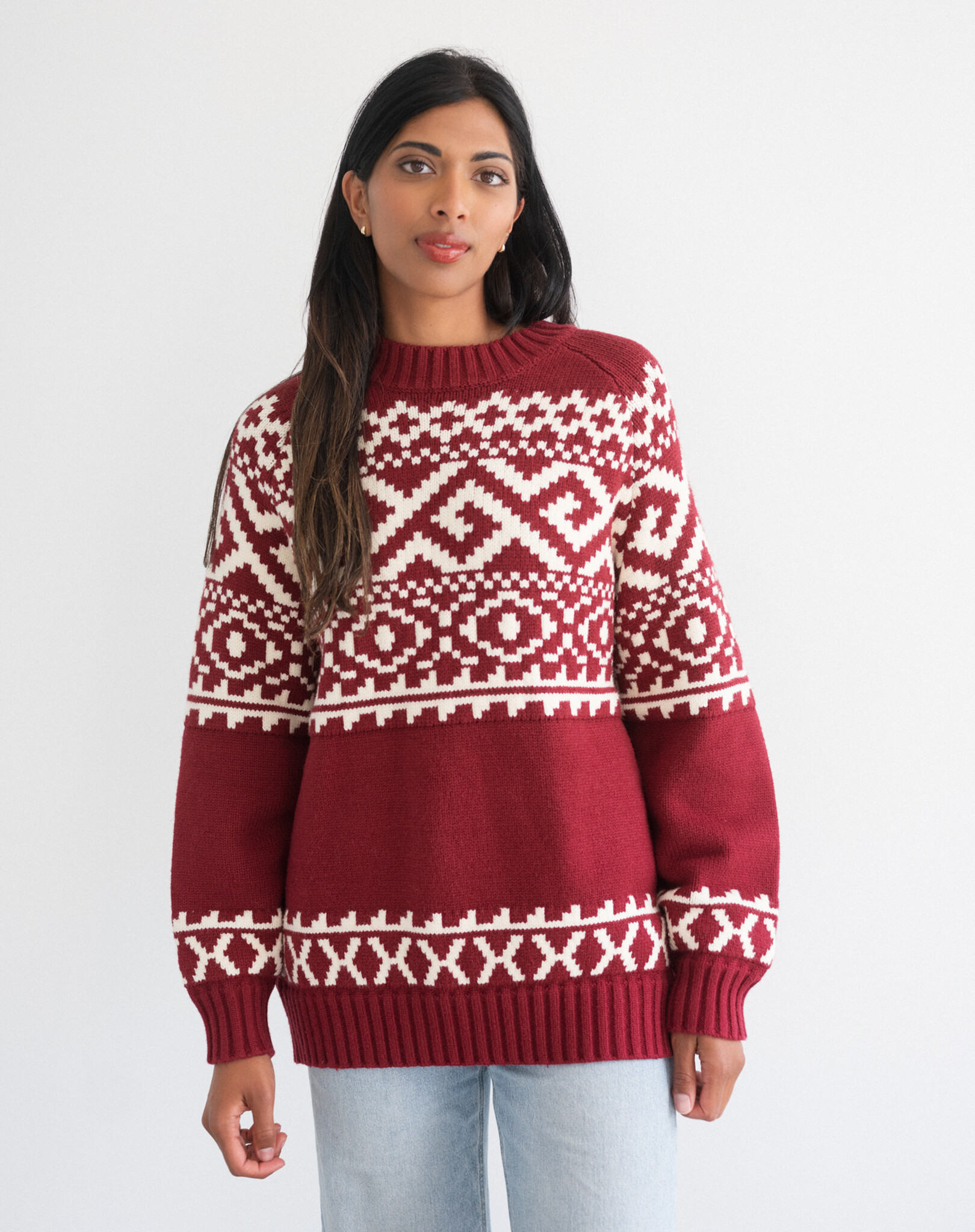 Brunette The Label Fair Isle Sweater