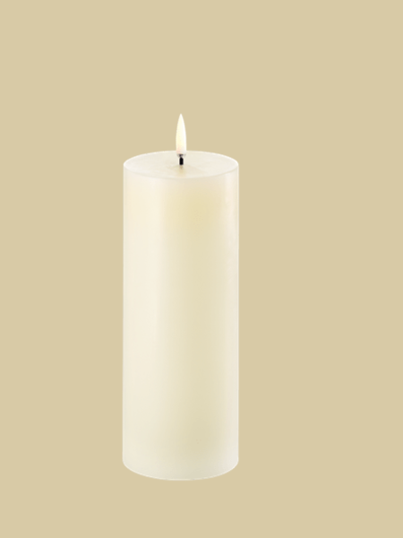 LED Pillar Candle Ivory