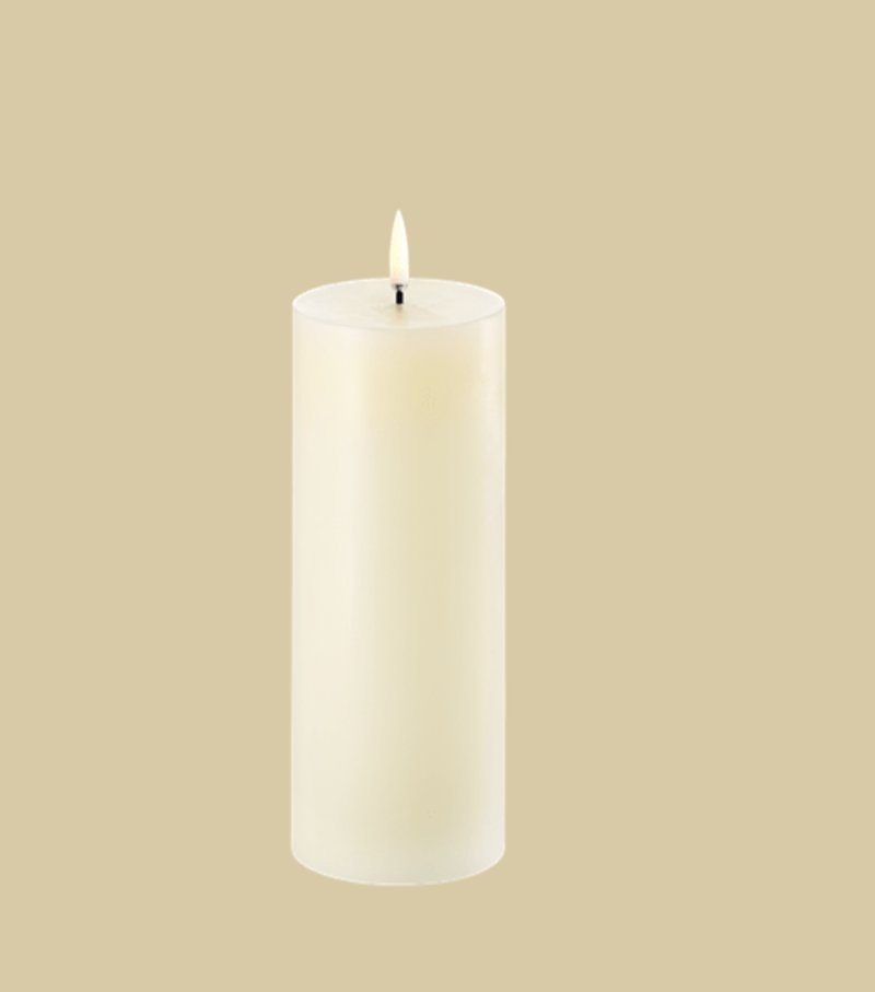 LED Pillar Candle Ivory