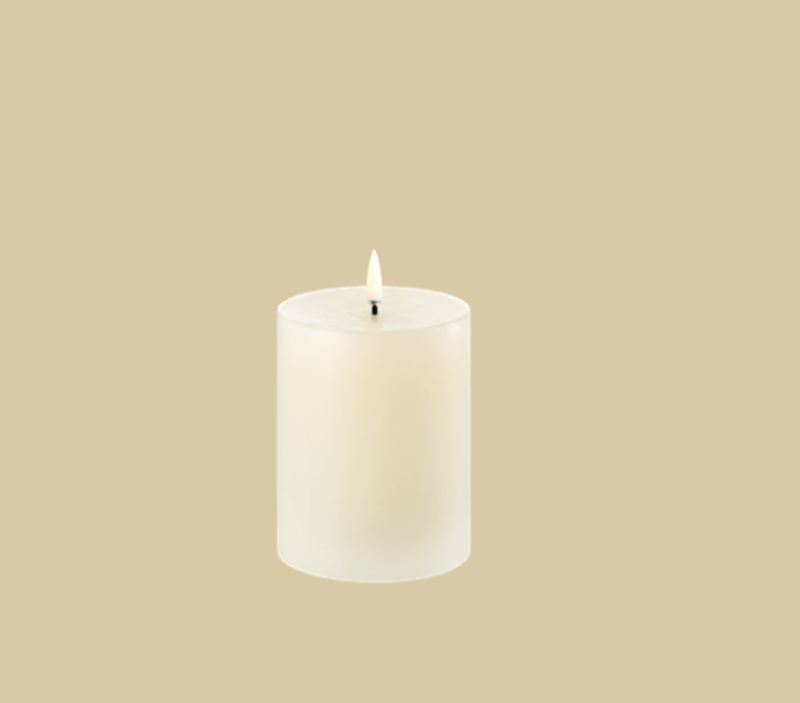 LED Pillar Candle Ivory